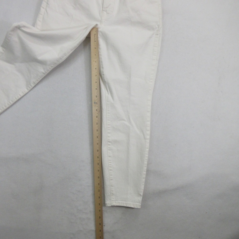 Lucky Brand Women's Ava Mid Rise Skinny Jeans White Denim Stretch Size 10 30 - Picture 7 of 16